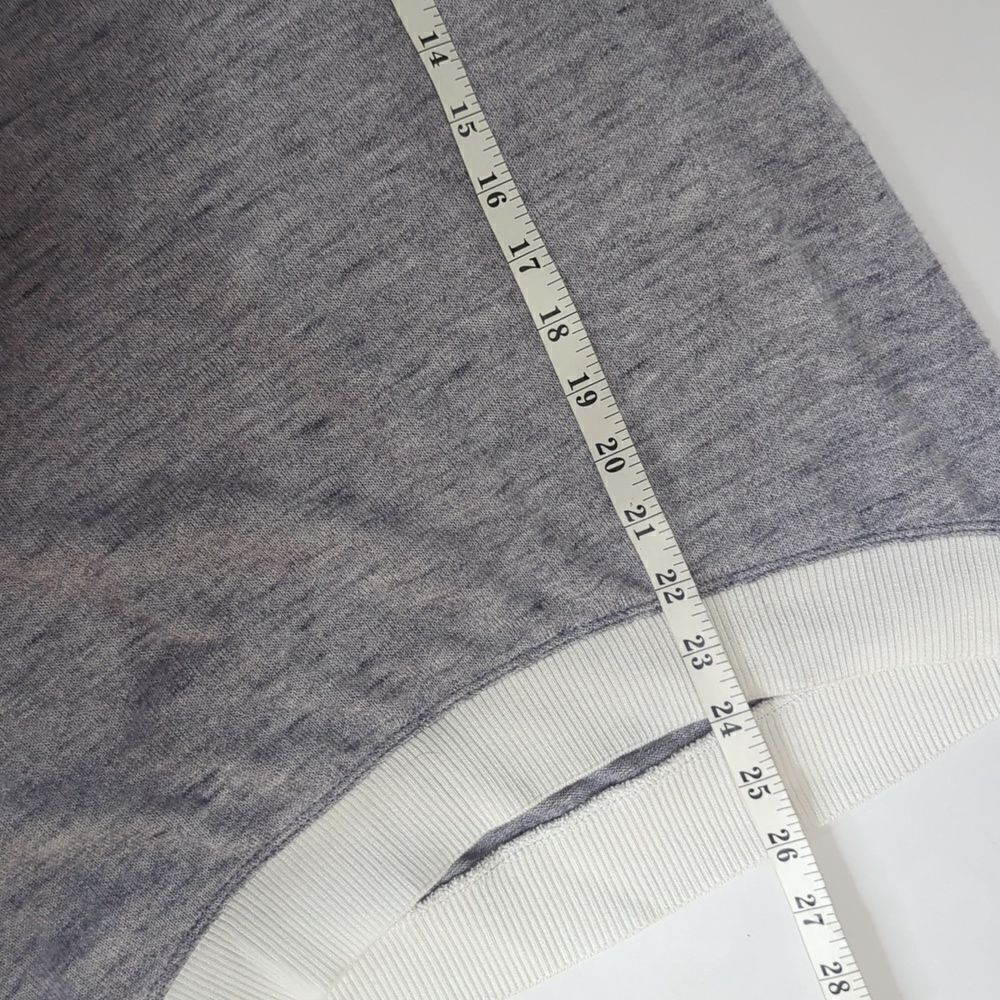 Aritzia Wilfred Womens Sweater XS Gray Berri Crew Neck Heathered Lightweight - Picture 10 of 10